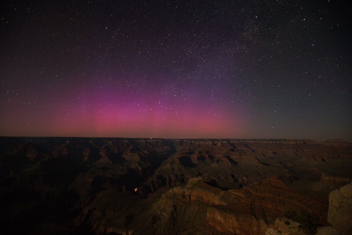 Grand Canyon Aurora Borealis